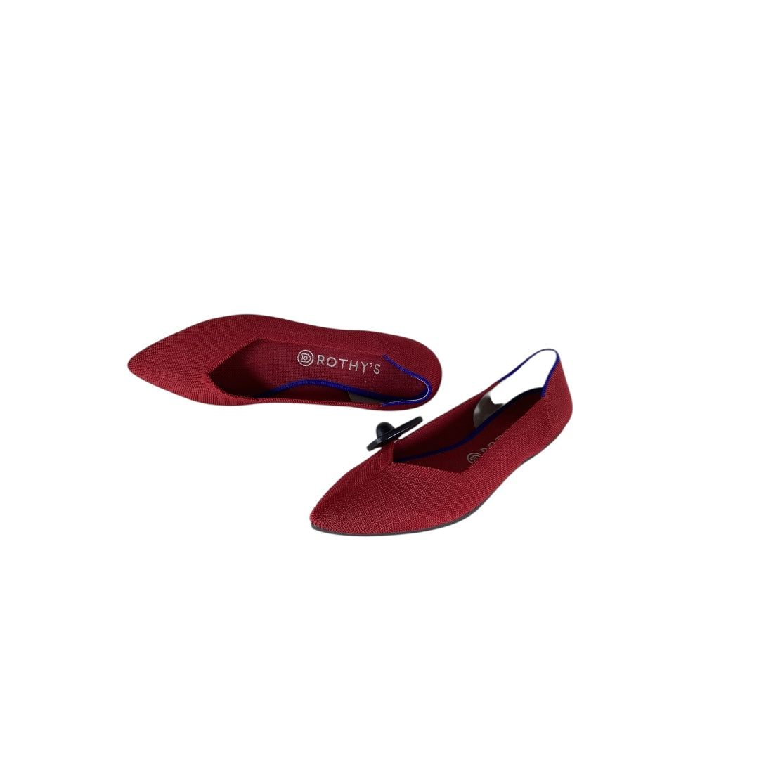 Shoes Flats by Rothy’s in Red, Size 11