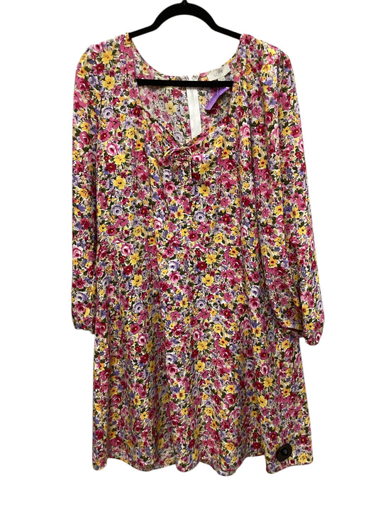 Dress Casual Short By Loft In Pink, Size: Xl