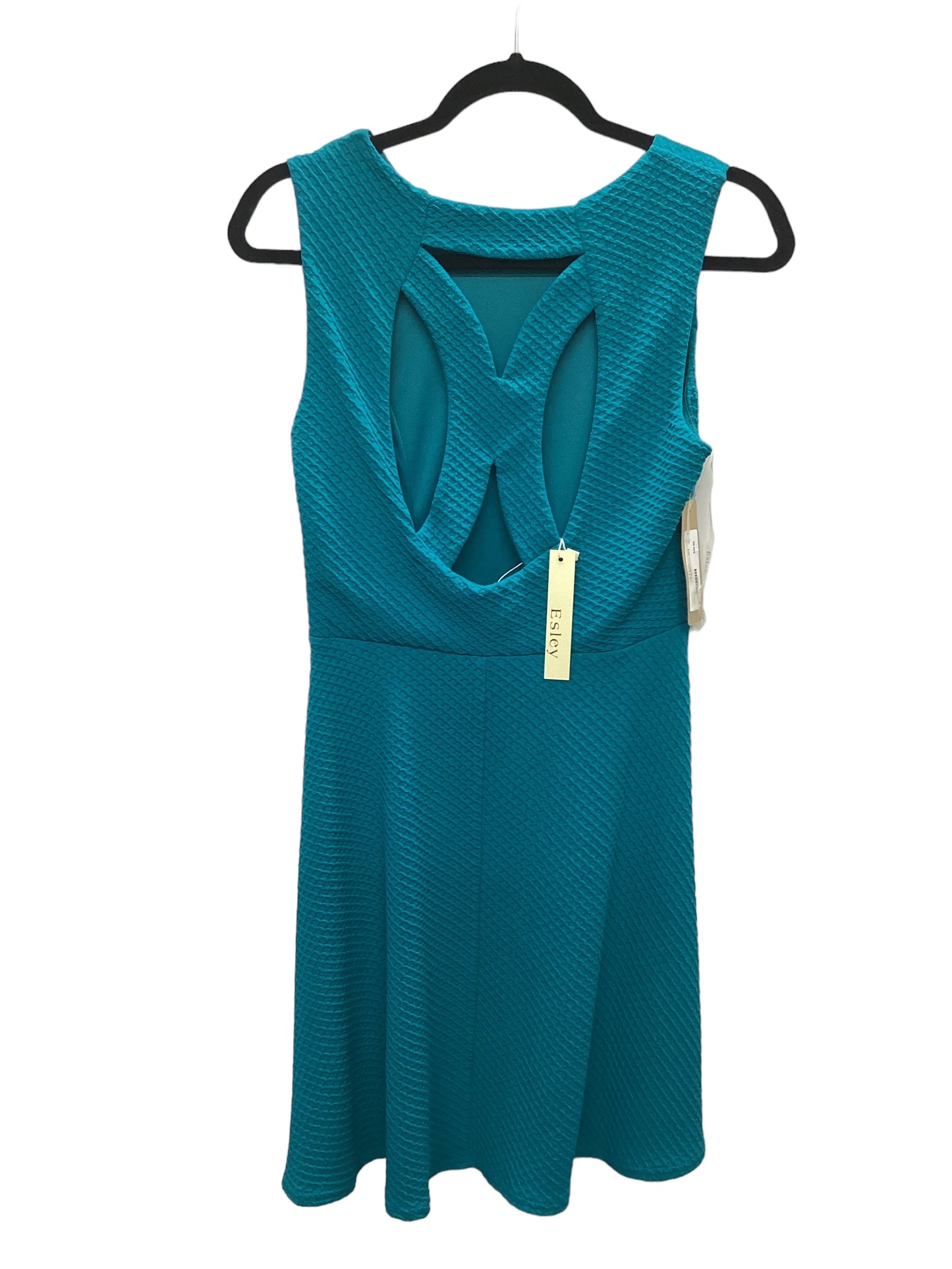 Teal Dress Casual Short Esley, Size S