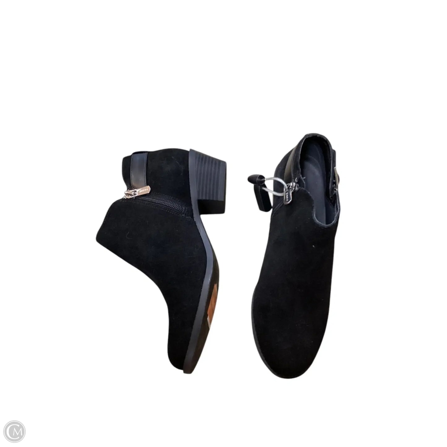 Boots Ankle Heels By Vionic In Black, Size: 7