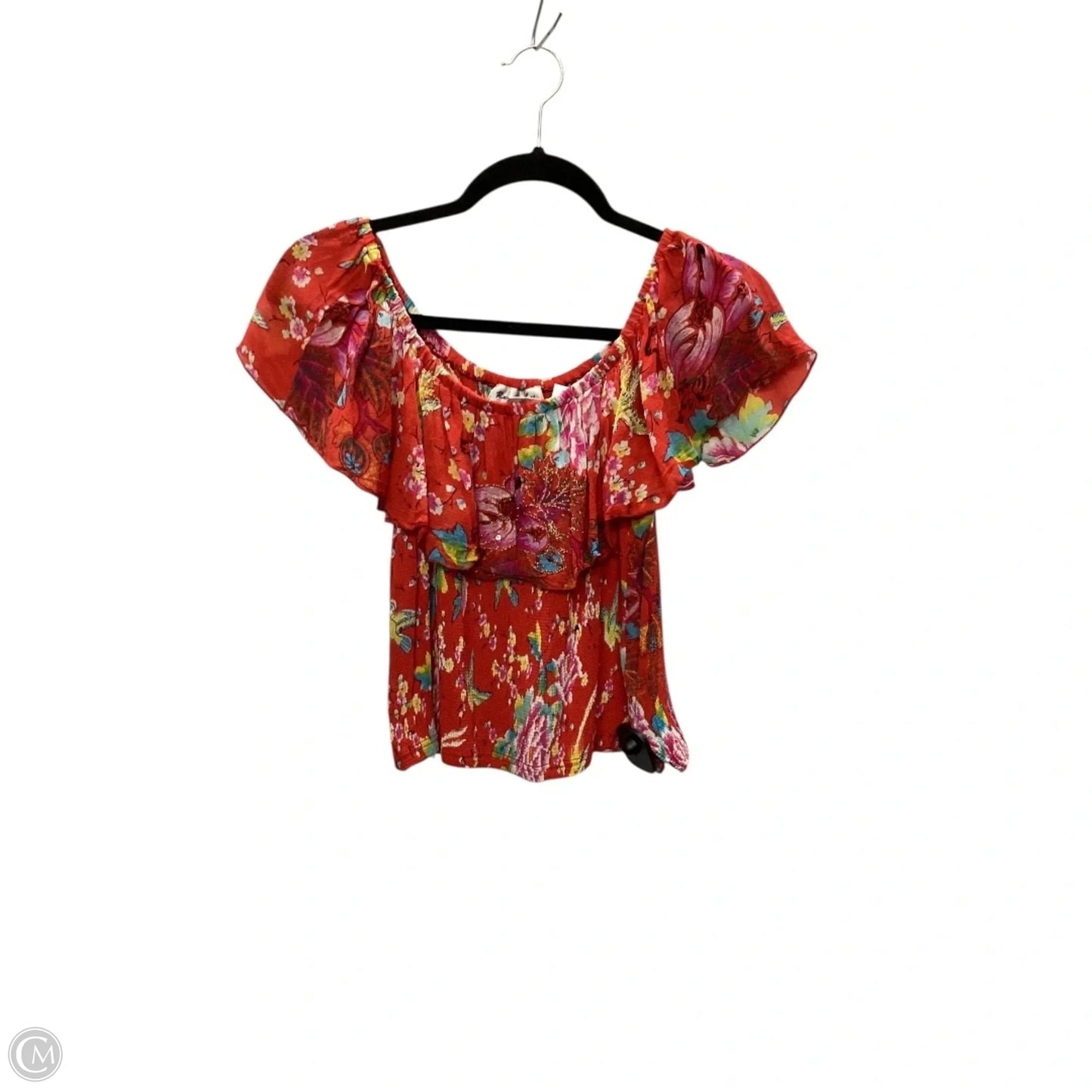 Top Sleeveless By Rene Derby In Red, Size: M