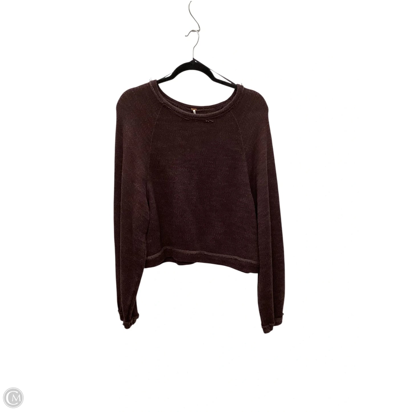 Top Long Sleeve By Free People In Purple, Size: M