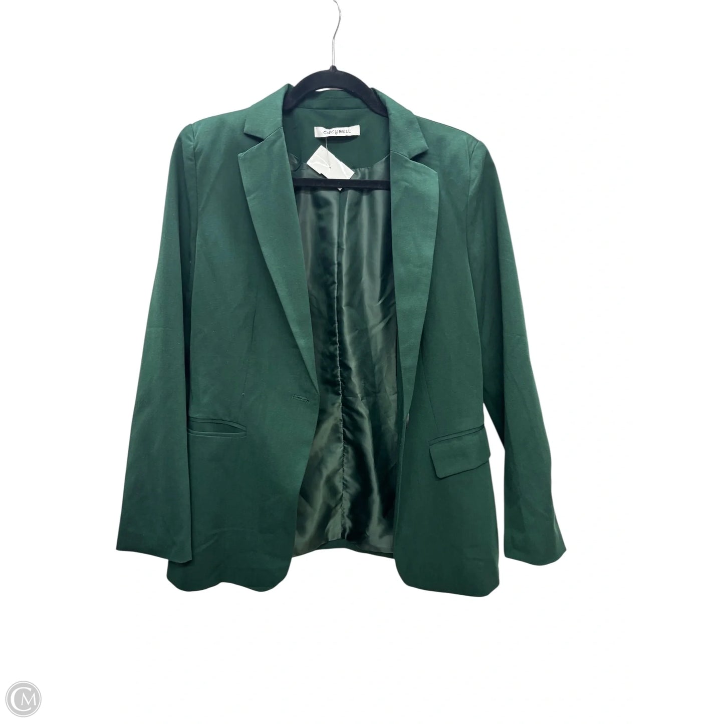 Blazer By Clothes Mentor In Green, Size: S