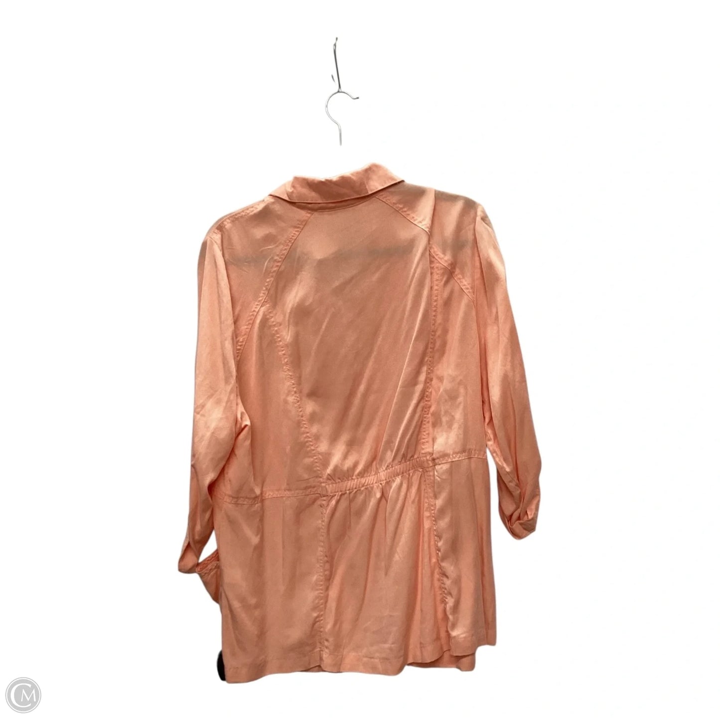 Top Long Sleeve By Chicos In Orange, Size: Xl
