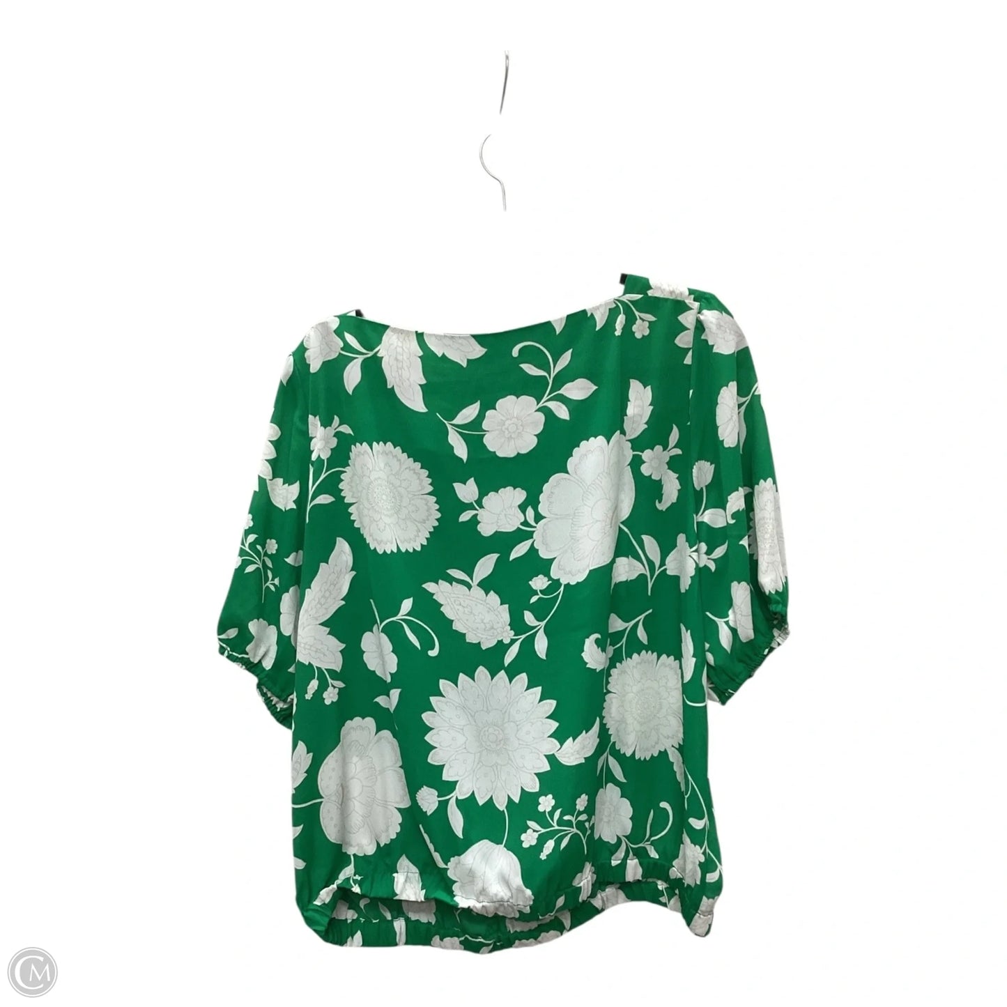 Top Short Sleeve By Ann Taylor In Green, Size: Xl