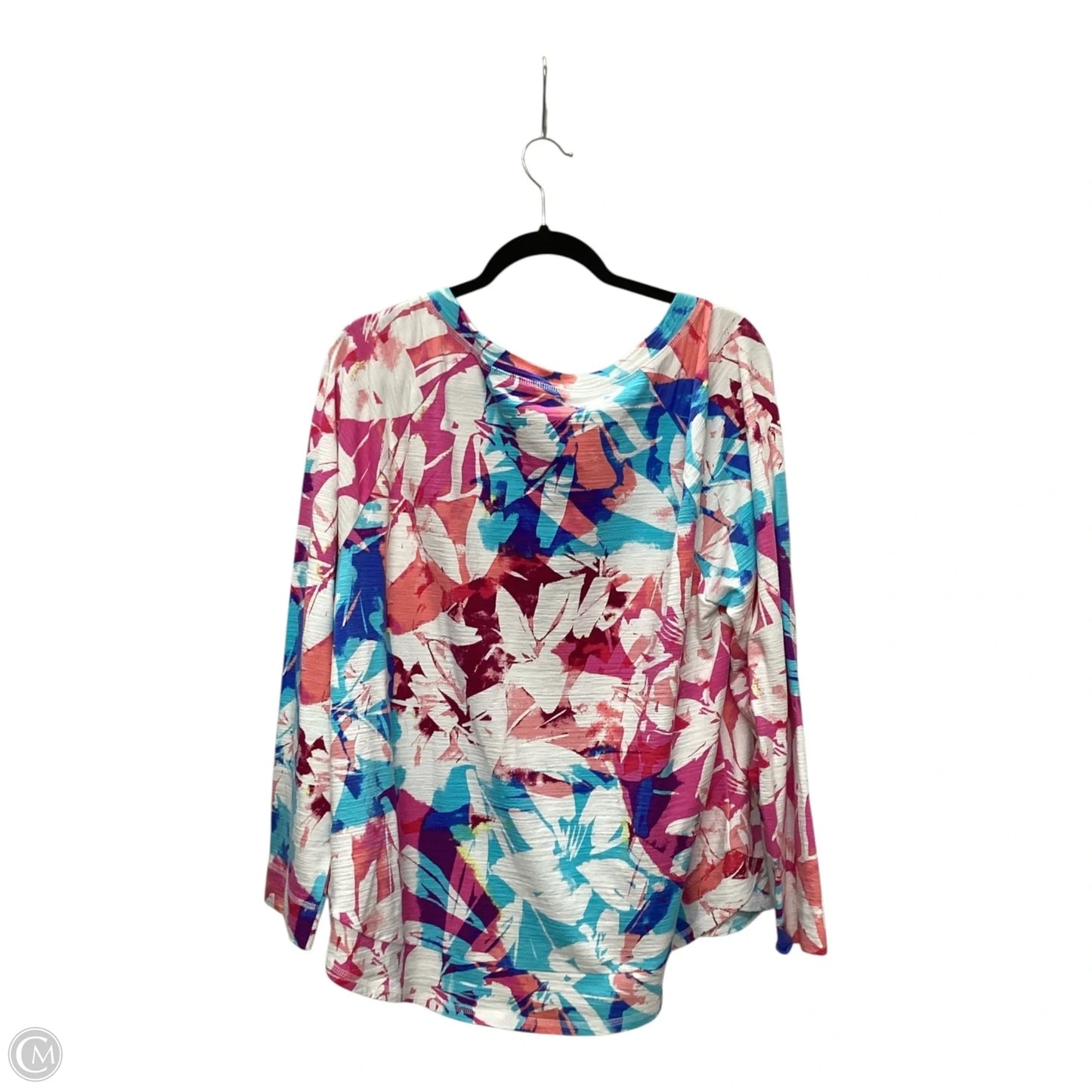 Top Long Sleeve By Talbots In Multi-colored, Size: Xl