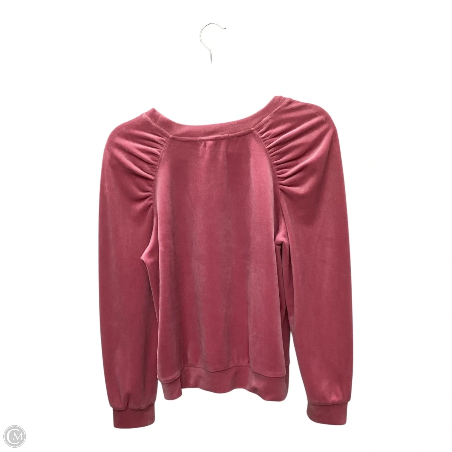 Top Long Sleeve By Joy Joy In Pink, Size: S