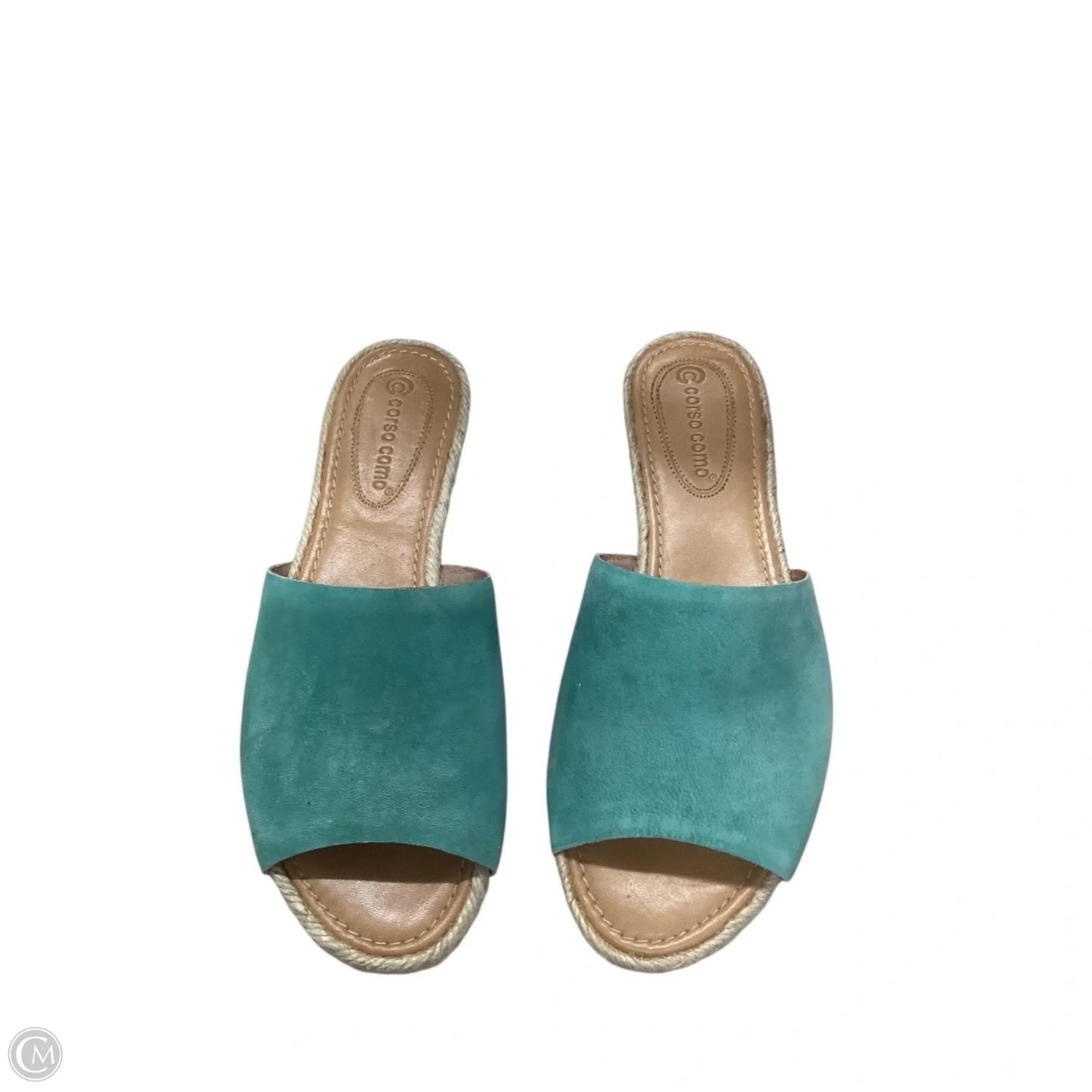 Sandals Flats By Corso Como In Green, Size: 7