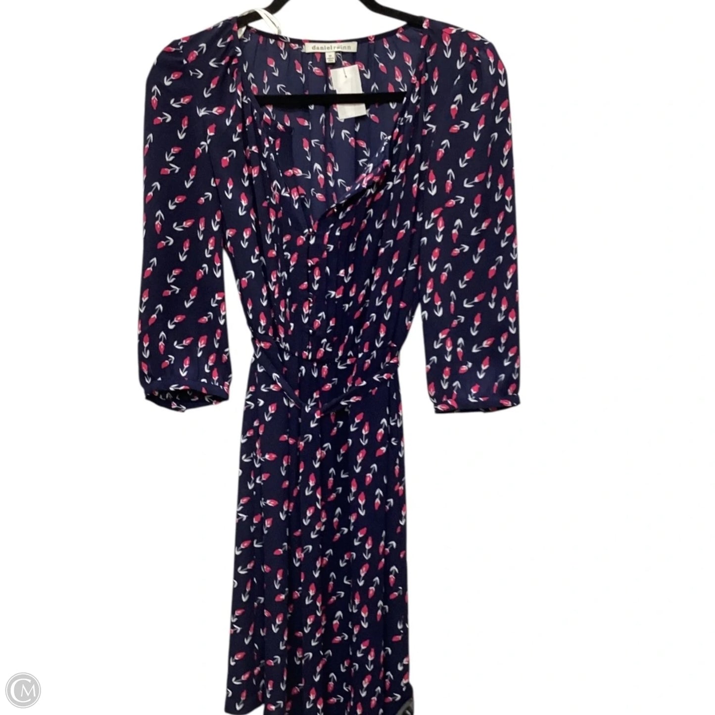 Dress Casual Midi By Daniel Rainn In Blue, Size: Xs