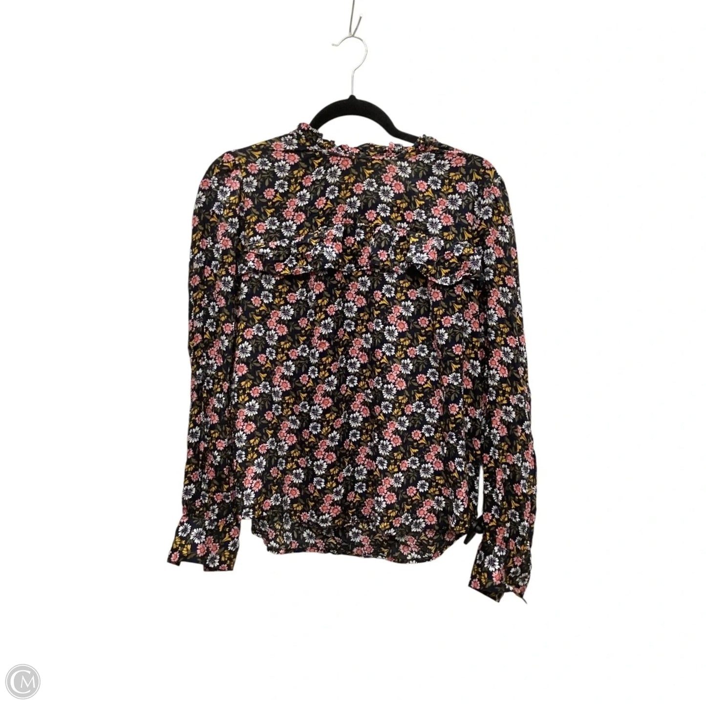 Top Long Sleeve By Loft In Floral Print, Size: S