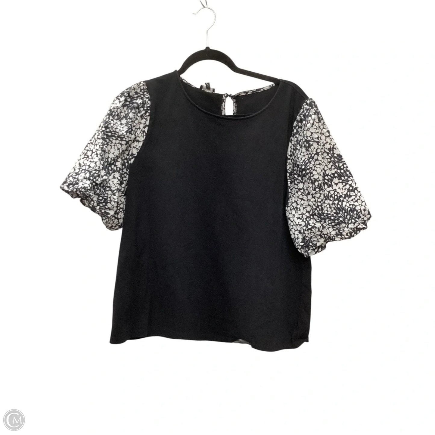 Top Short Sleeve By Talbots In Black, Size: Xlp