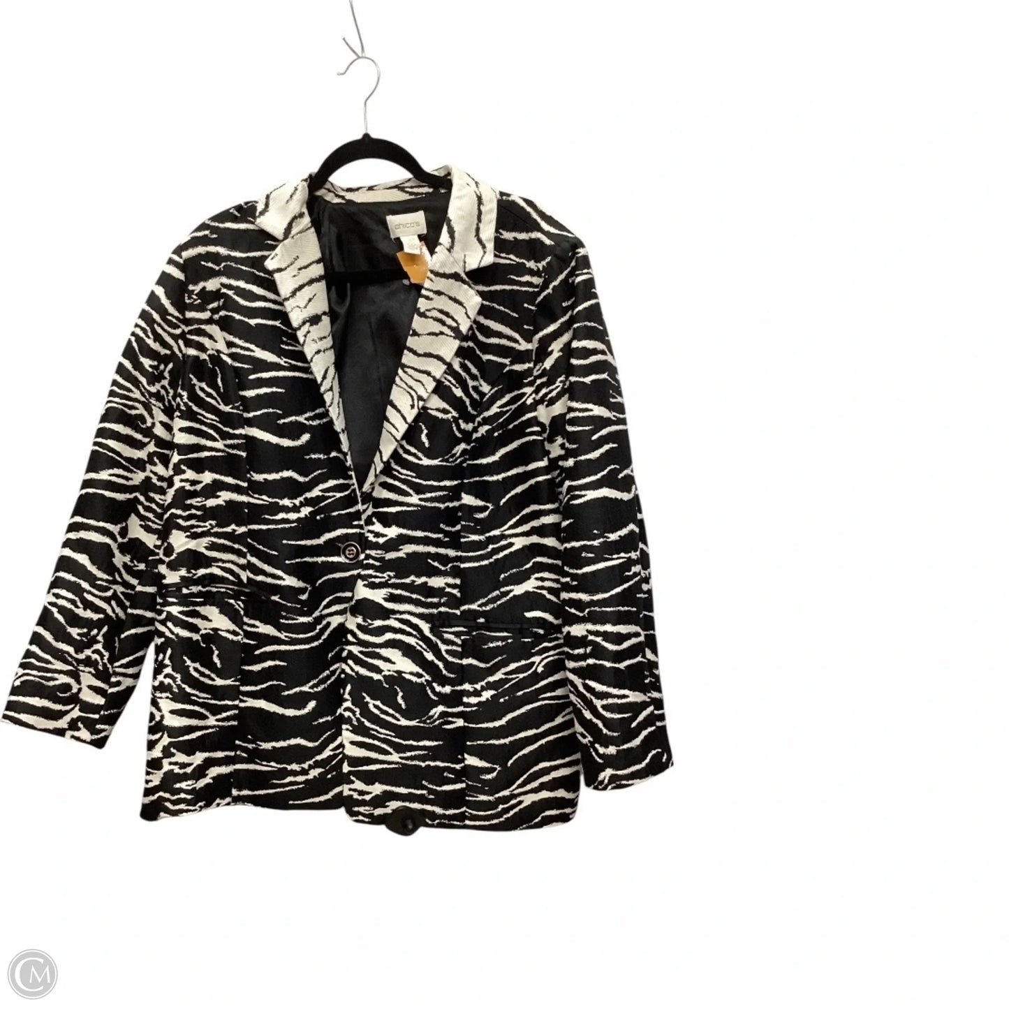 Blazer By Chicos In Black, Size: Xl