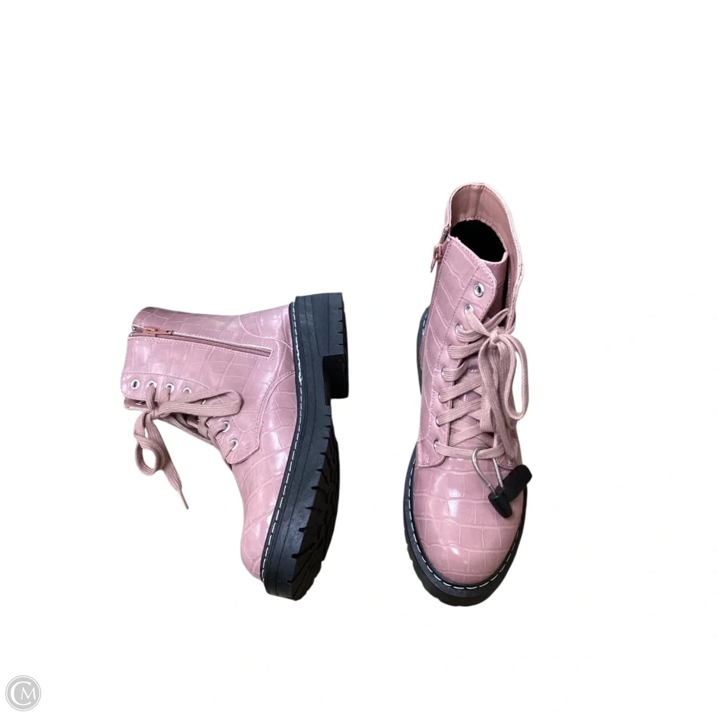 Boots Ankle Heels By Sugar In Black, Size: 8.5