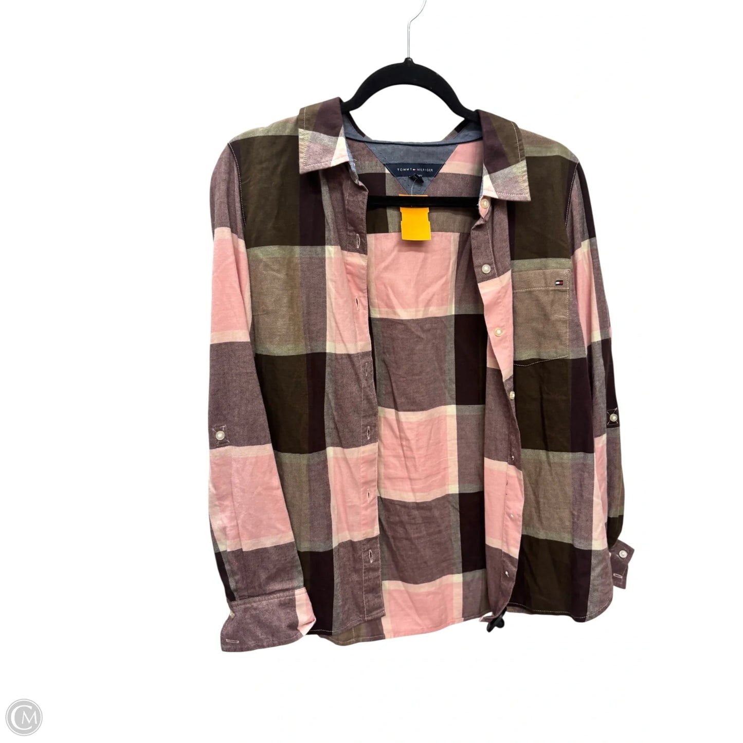 Top Long Sleeve By Tommy Hilfiger In Multi-colored, Size: M
