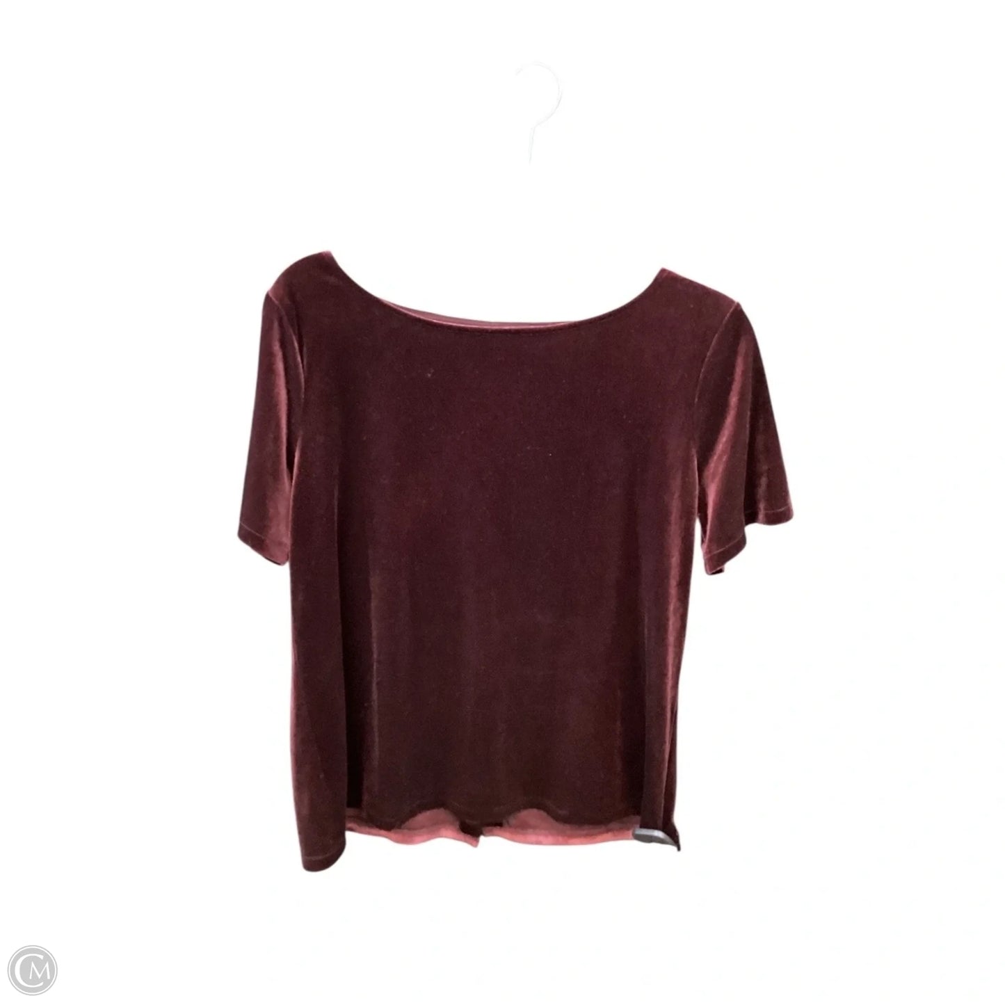 Top Short Sleeve By Ann Taylor In Red, Size: M