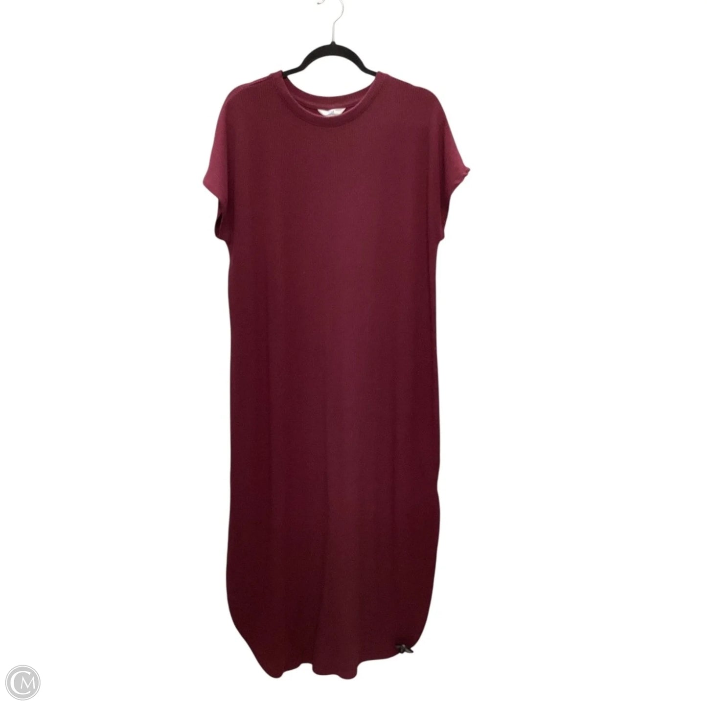 Dress Casual Maxi By Time And Tru In Purple, Size: L