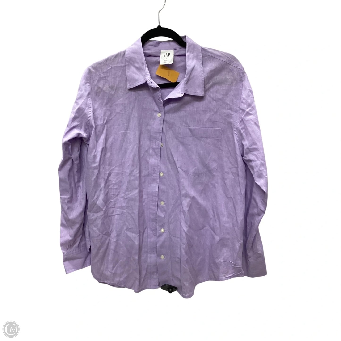 Top Long Sleeve By Gap In Purple, Size: L