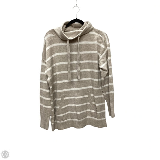 Sweatshirt Collar By Loft In Brown, Size: L