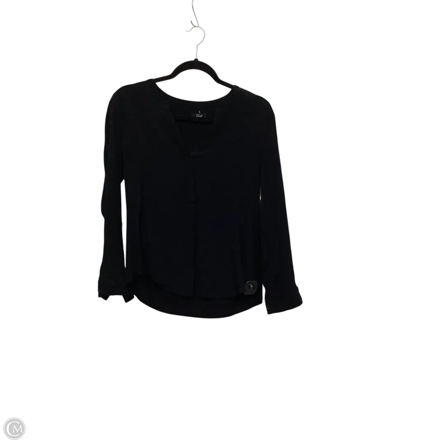 Top Long Sleeve By Rails In Black, Size: S