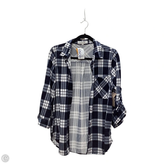 Top Long Sleeve By Eden & Olivia In Navy, Size: M