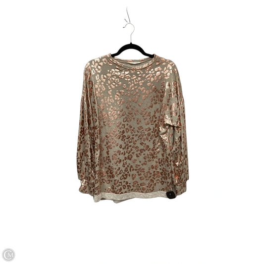 Top Long Sleeve By Clothes Mentor In Animal Print, Size: S