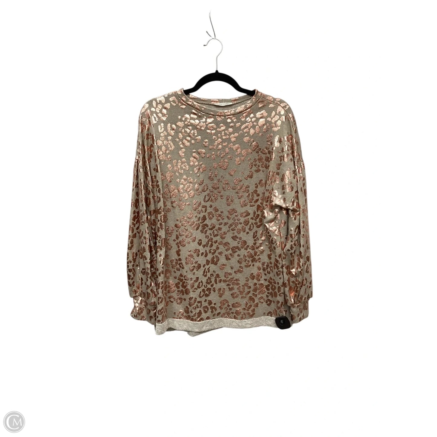 Top Long Sleeve By Clothes Mentor In Animal Print, Size: S