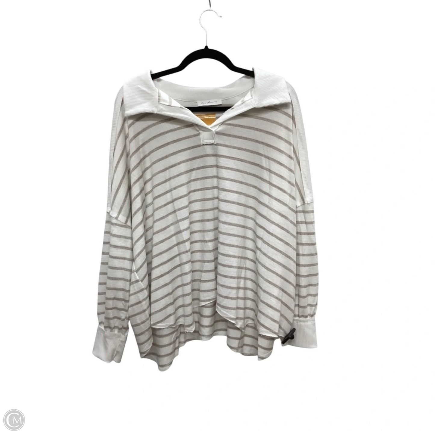 Top Long Sleeve By Ces Femme In White, Size: S