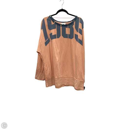 Top Long Sleeve By We The Free In Orange, Size: L