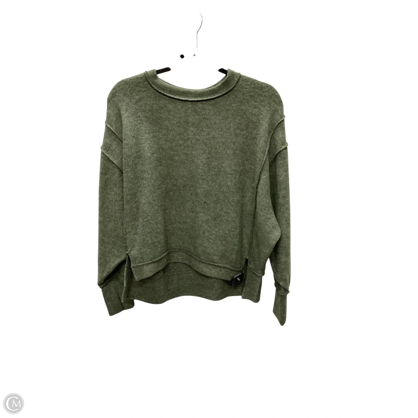 Top Long Sleeve By Zenana In Green, Size: S