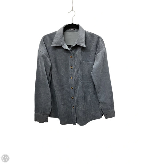 Top Long Sleeve By Clothes Mentor In Grey, Size: M