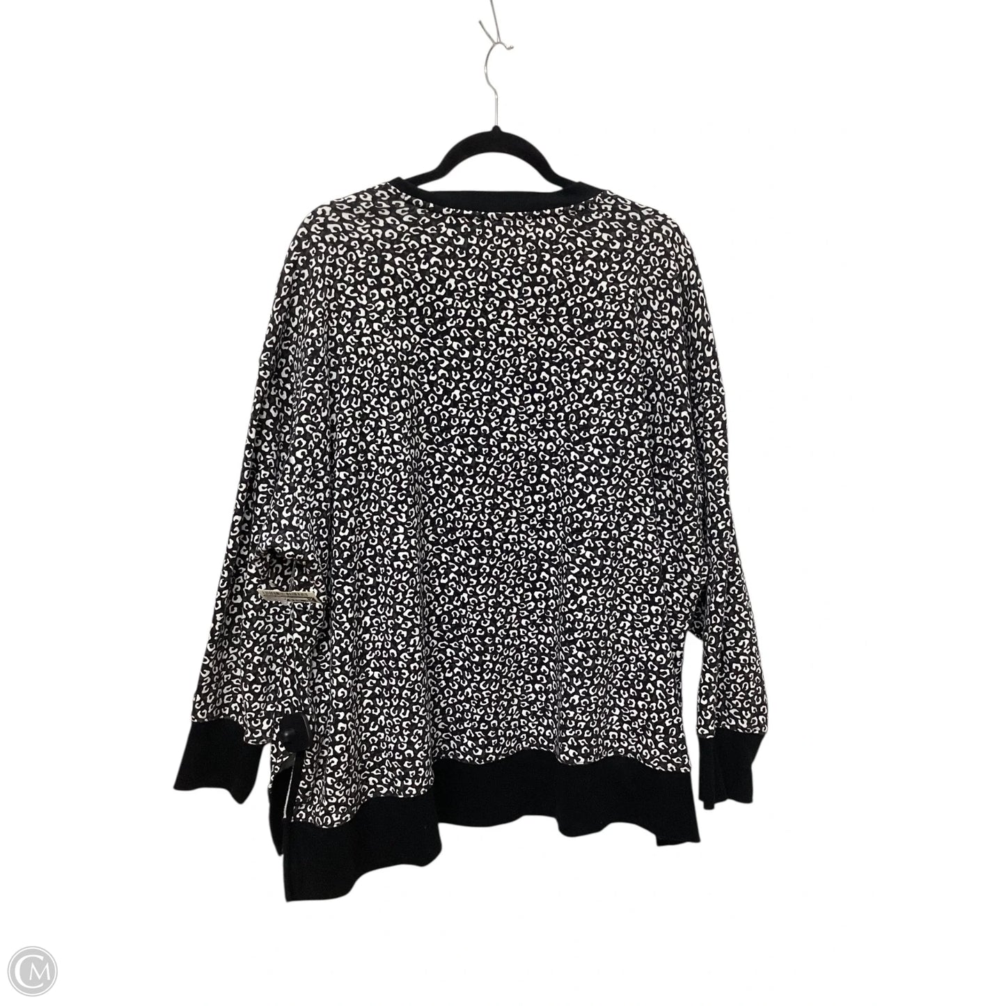 Sweatshirt Crewneck By Crown And Ivy In Black, Size: 2x