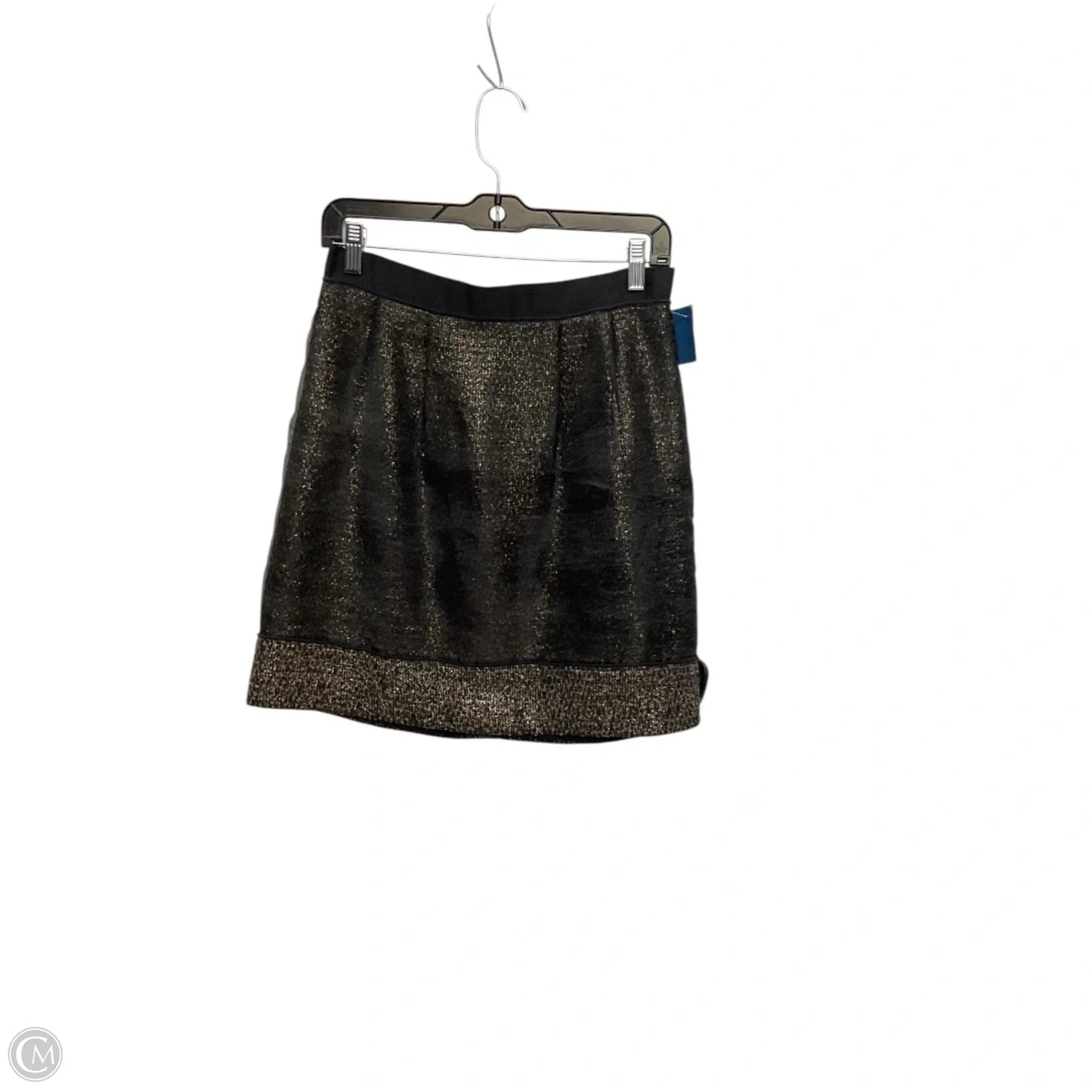 Skirt Mini & Short By Loft In Gold, Size: 2