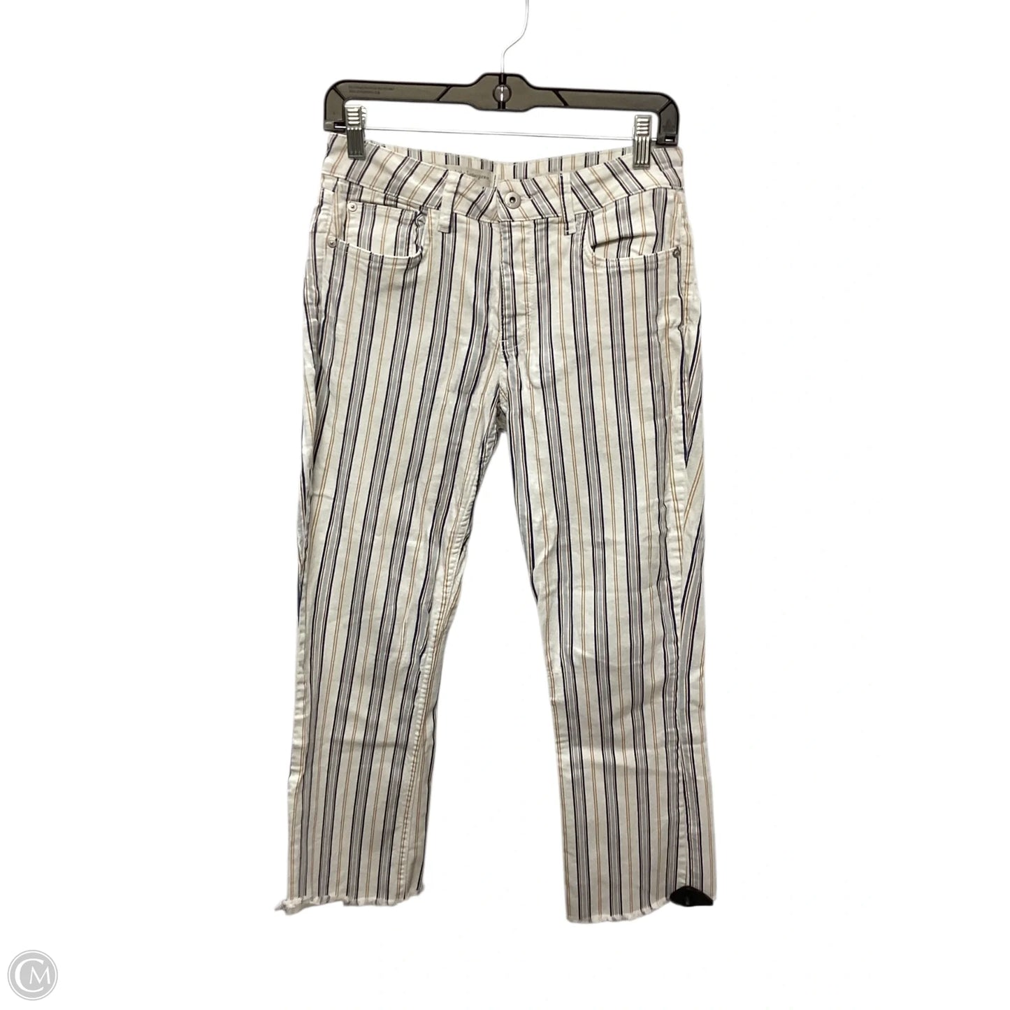 Jeans Boot Cut By Pilcro In Striped Pattern, Size: 6