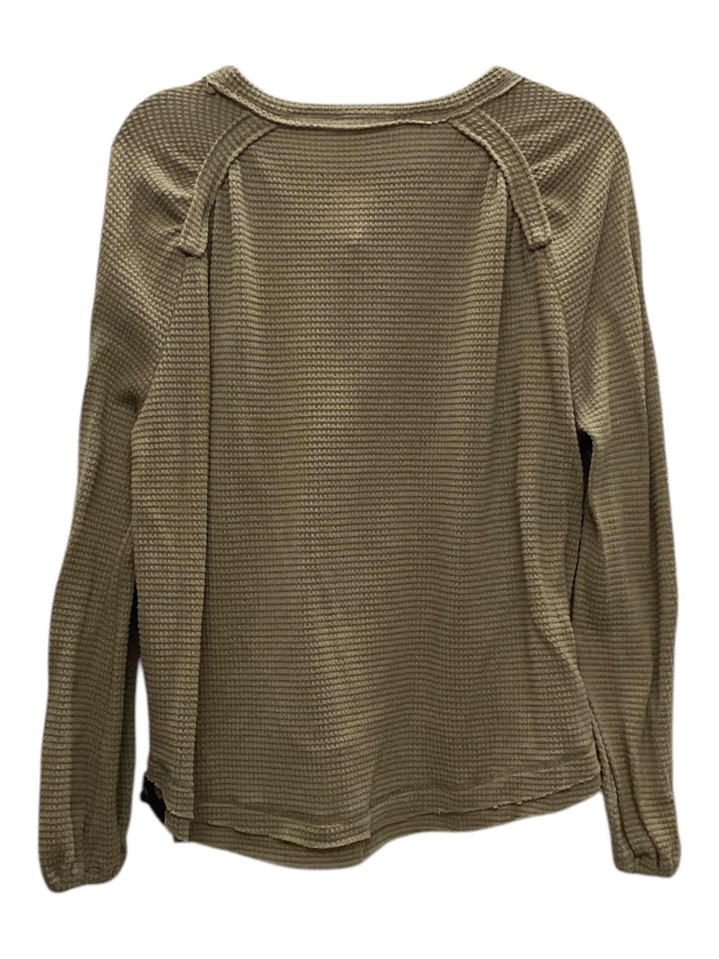 Top Long Sleeve By Clothes Mentor In Green, Size: M