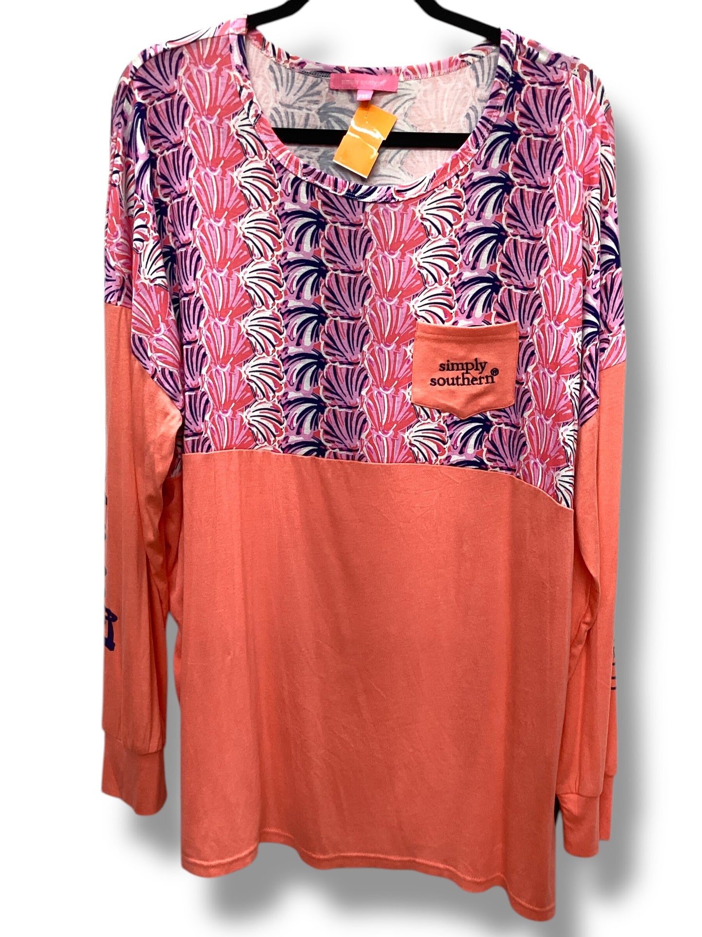 Top Long Sleeve By Simply Southern Size: 2x