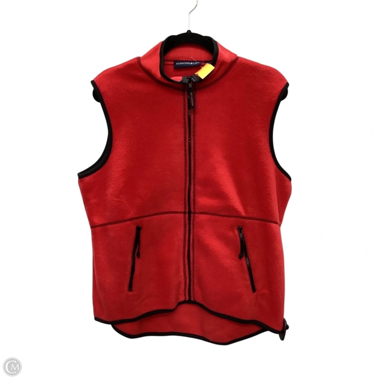 Vest Fleece By Clothes Mentor In Red, Size: L
