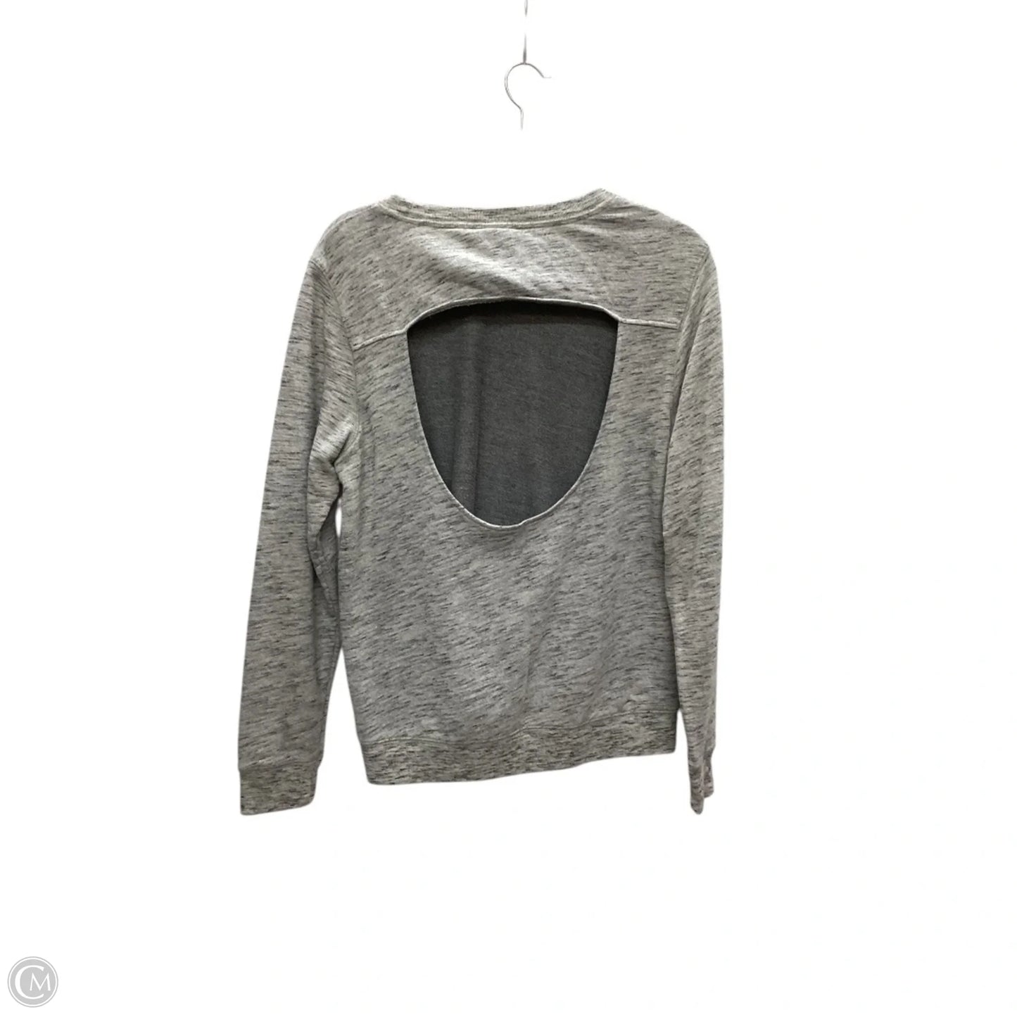 Sweatshirt Crewneck By Pink In Grey, Size: M