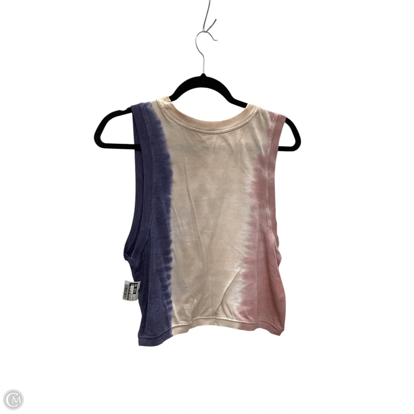 Athletic Tank Top By Spiritual Gangster In Tie Dye Print, Size: S