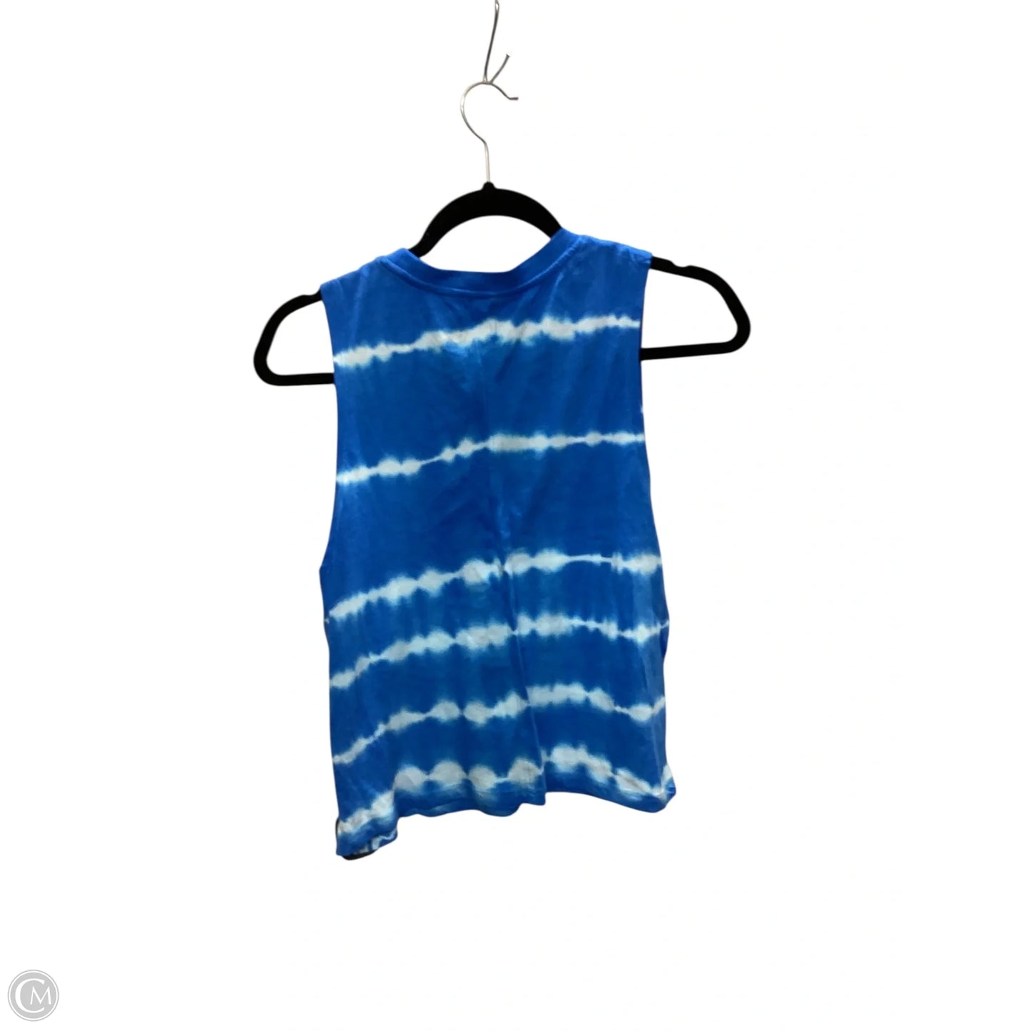 Tank Top By Sage In Blue & White, Size: S