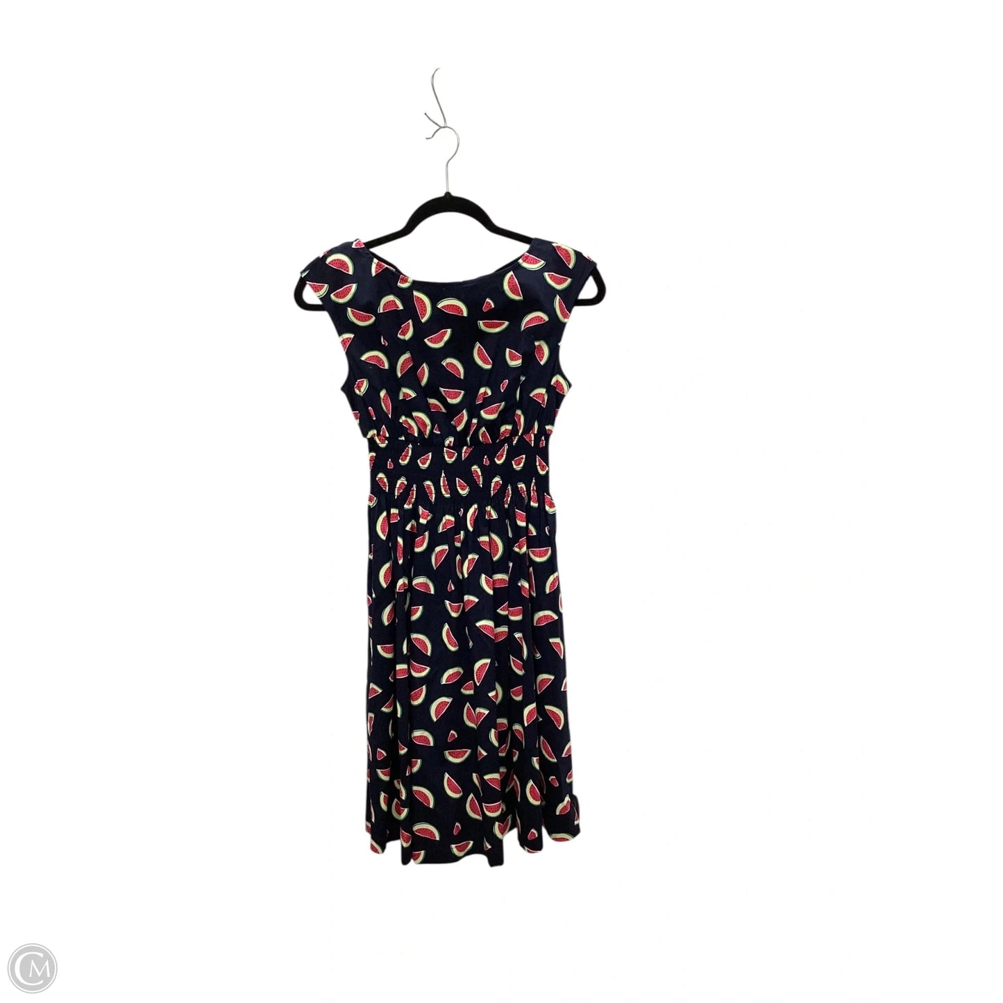 Dress Designer By Kate Spade In Black & Pink, Size: S