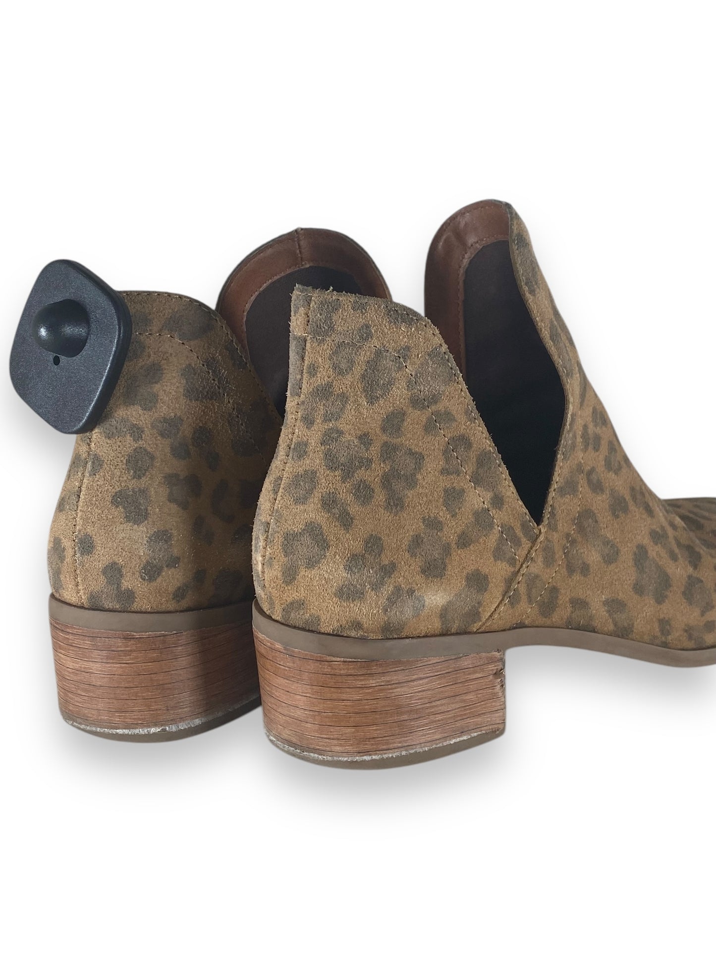 Boots Ankle Heels By Coconuts In Animal Print, Size: 6.5