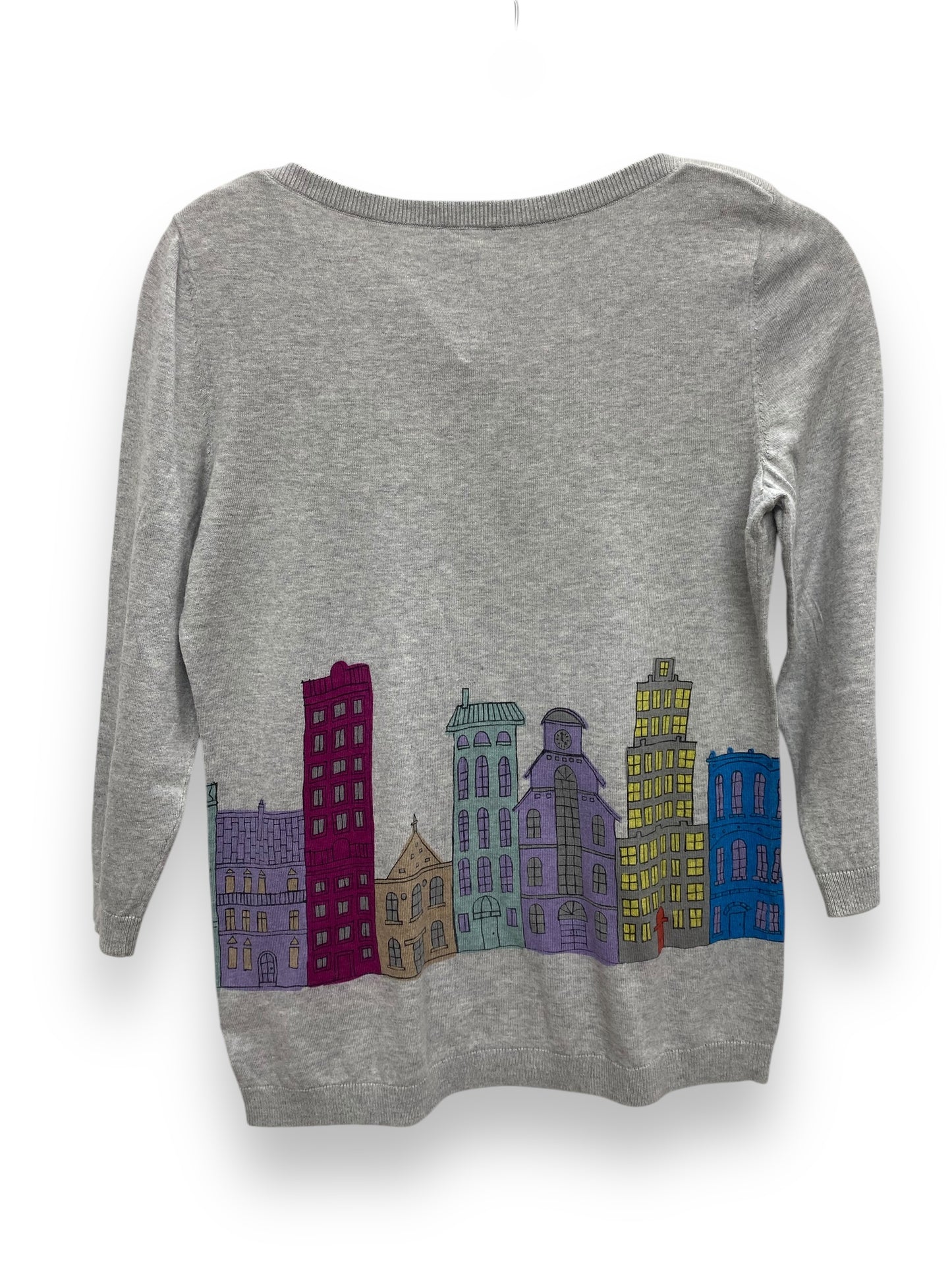 Top Long Sleeve By Talbots In Grey, Size: Sp