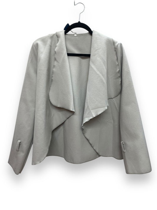 Jacket Fleece By Clothes Mentor In Grey, Size: Xl