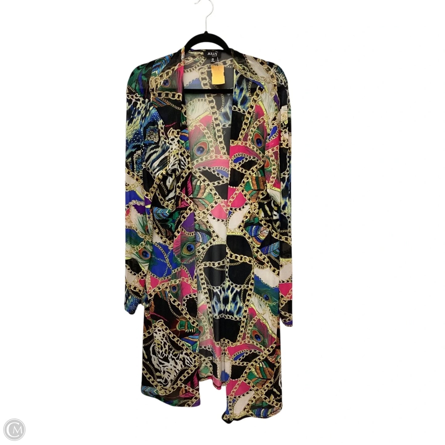 Kimono By Clothes Mentor In Multi-colored, Size: 3x