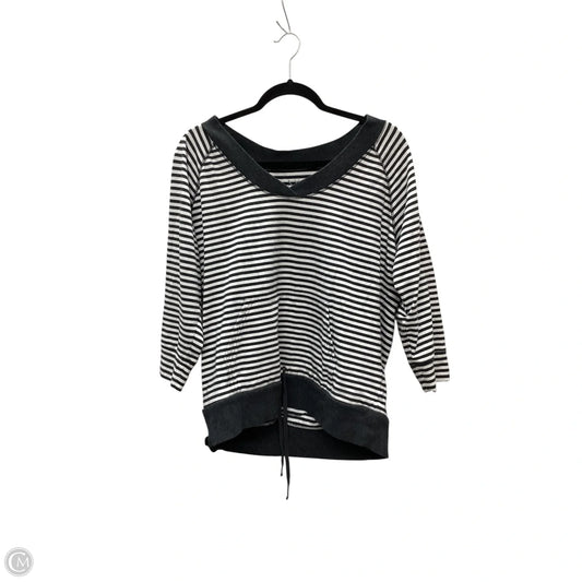 Top Long Sleeve By New York And Co In Striped Pattern, Size: L