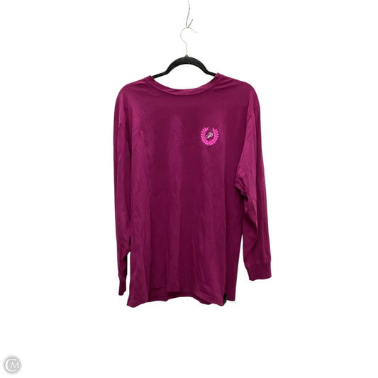 Top Long Sleeve By Pink In Purple, Size: L
