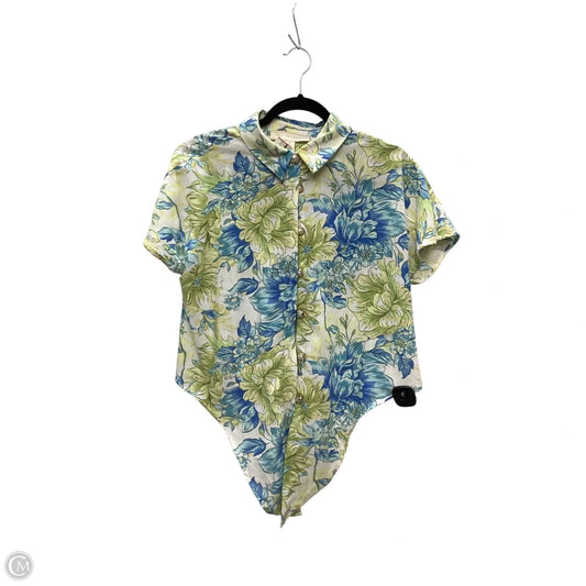 Top 2pc Short Sleeve By Clothes Mentor In Multi-colored, Size: M