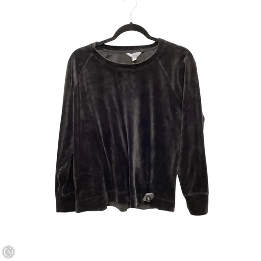 Top 2pc Long Sleeve By Time And Tru In Black, Size: S