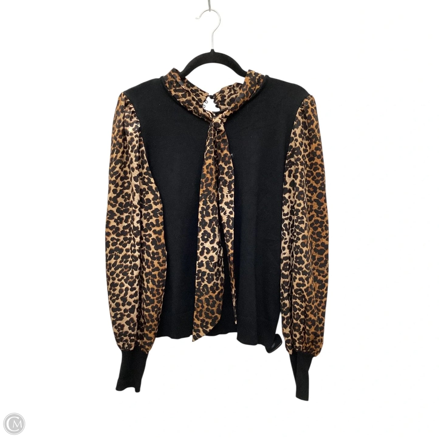 Top Long Sleeve By Cato In Animal Print, Size: M