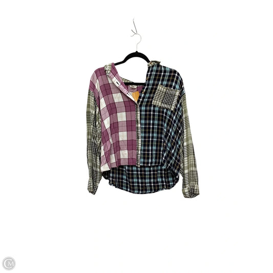 Top Long Sleeve By Cato In Multi-colored, Size: Xl